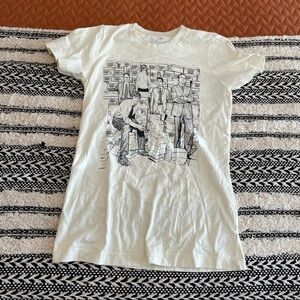 The office womens graphic tee sz.XS flawed has a pen mark on the front